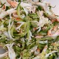 KouTaKeKa＊'s cooksnap of when they made カニカマときゅうりのうま塩ごま和え.