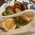 ☆いただきます☆'s cooksnap of when they made せいろで1人ごはん〜鮭のレモンバター蒸し.