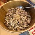 9natsu's cooksnap of when they made アク抜きなし、簡単１５分で出来る美味牛丼.