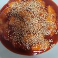 ひとえもん98's cooksnap of when they made お餅のトッポギ風甘辛炒め.