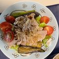 とらこ's cooksnap of when they made 豚肉と茄子の冷しゃぶサラダ.