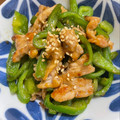 __おもち's cooksnap of when they made 豚肉とピーマンだけで細切り炒め♪.