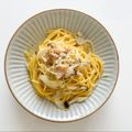 alisa20's cooksnap of when they made ランチ♪ダシが効いてるコク旨スープパスタ.