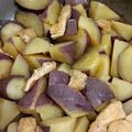 クック8YQSKM☆'s cooksnap of when they made ✽さつまいもと油揚げの煮物✽.