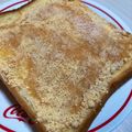 mahotere's cooksnap of when they made きなこ揚げパントースト♡ヘルシー！簡単！.