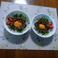minmo2✳️2's cooksnap of when they made カツオたたきの月見ユッケ.