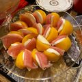 アスパラだいすき's cooksnap of when they made 柿とモッツァレラチーズと生ハムのサラダ♪.