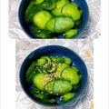みぽぽ37's cooksnap of when they made きゅうりカニカマのカンタン酢漬けのタパス.