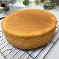 はるぷく's cooksnap of when they made クリスマスケーキにふわふわスポンジケーキ.