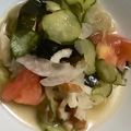 ☆ごはんできた☆'s cooksnap of when they made たこときゅうりの酢の物.