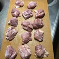 こつゆ514's cooksnap of when they made 唐揚げに♫ななカット 鶏モモ肉の切り方.