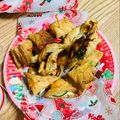 ちーずけぇき☆'s cooksnap of when they made クリスマスメニュー！ピザスティックパイ.
