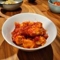 麻's cooksnap of when they made 鶏むね肉のトマト煮.