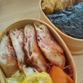子供たちは将棋に夢中's cooksnap of when they made 簡単お弁当　キャベツとハムチーの春巻き.