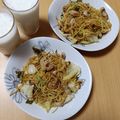 よちりん's cooksnap of when they made 焼肉のタレで簡単(^^)ホルモン焼きそば.
