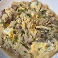 049style's cooksnap of when they made 豚肉と高野豆腐の卵とじ.