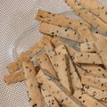 riekuma_99's cooksnap of when they made おやつ！香ばしゴマのスティッククッキー.