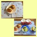 yesmama's cooksnap of when they made ハマる！卵＋高菜の感動☆サンドイッチ.