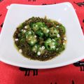 カリーナ's cooksnap of when they made オクラと味付けめかぶのとろろ和え.