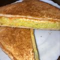コバミツ's cooksnap of when they made 卵・キャベツ・チーズのホットサンド.