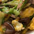 MULA's cooksnap of when they made ハム*きくらげ*チンゲン菜の中華風炒め.