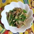mmameco's cooksnap of when they made 大根の皮で♪チンジャオロース.