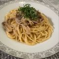 colors☆'s cooksnap of when they made ◆激ウマ！イカの塩辛のクリームパスタ◆.