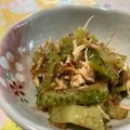 小梅's cooksnap of when they made ゴーヤ嫌い絶賛♪ツナとゴーヤのおかか和え.
