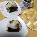 よちりん's cooksnap of when they made さっぱり♡梅枝豆塩こんぶのおにぎり.