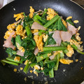 クックRET8BT☆'s cooksnap of when they made ☆小松菜と卵の炒め物☆.