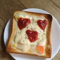 yunapi☆'s cooksnap of when they made ポテトサラダリメイク☆チーズトースト.