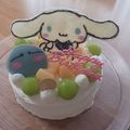 シナモンミルクティー's cooksnap of when they made お誕生日に＊キャラチョコ＊キャラケーキ.