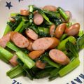 こはるママ♡'s cooksnap of when they made ♬簡単！小松菜とウインナーの炒め物♬.