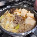 くりぃむ☆'s cooksnap of when they made ◆簡単◆すき焼き風鍋.
