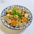 コムギ大好き's cooksnap of when they made 里芋とごぼうのカレーそぼろ煮♪♪.