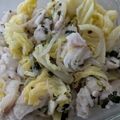 みきんこ✿'s cooksnap of when they made 鶏むねキャベツのレンジ蒸しレモン葱塩だれ.