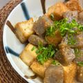 クックMN5A5B☆'s cooksnap of when they made 味が染みてる！厚揚げこんにゃく味噌煮込み.