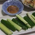 きらり流れ星's cooksnap of when they made きゅうり野菜スティック　つけタレ味噌マヨ.