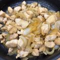 ママメイン！時々子供's cooksnap of when they made 玉ねぎと鶏むね肉のさっぱり生姜焼き.