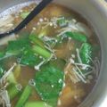 マキマキ913's cooksnap of when they made 小松菜 えのき 豆腐の味噌汁^^.