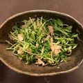 かまん's cooksnap of when they made レンジで簡単！豆苗とツナのさっぱりサラダ.
