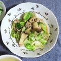 mmameco's cooksnap of when they made ✿春キャベツと豚肉ときのこの中華炒め✿.