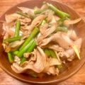 さすらい's cooksnap of when they made 豚バラとにんにくの芽のスタミナ炒め.