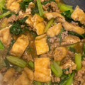 いとうまりんこ's cooksnap of when they made 小松菜と厚揚げの豚そぼろあんかけ.