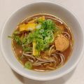 *けいこっこ*'s cooksnap of when they made 残りカレーできつねカレー蕎麦.