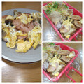 えりこ82☆'s cooksnap of when they made 簡単お弁当にも！！しめじ魚肉ソ卵炒め.