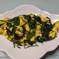 mielle's cooksnap of when they made ほうれん草とたまごのバター炒め.