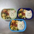 Chaaa_room's cooksnap of when they made すみっコぐらしのキャラ弁.