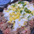 瀬戸内海の豪快男's cooksnap of when they made ホットプレートでペッパーランチ⭐︎.