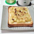 ぱふ♪'s cooksnap of when they made ＊コロコロさつま芋とすりゴマトースト＊.